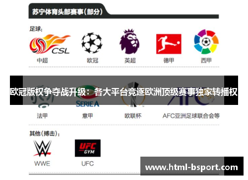 欧冠版权争夺战升级：各大平台竞逐欧洲顶级赛事独家转播权